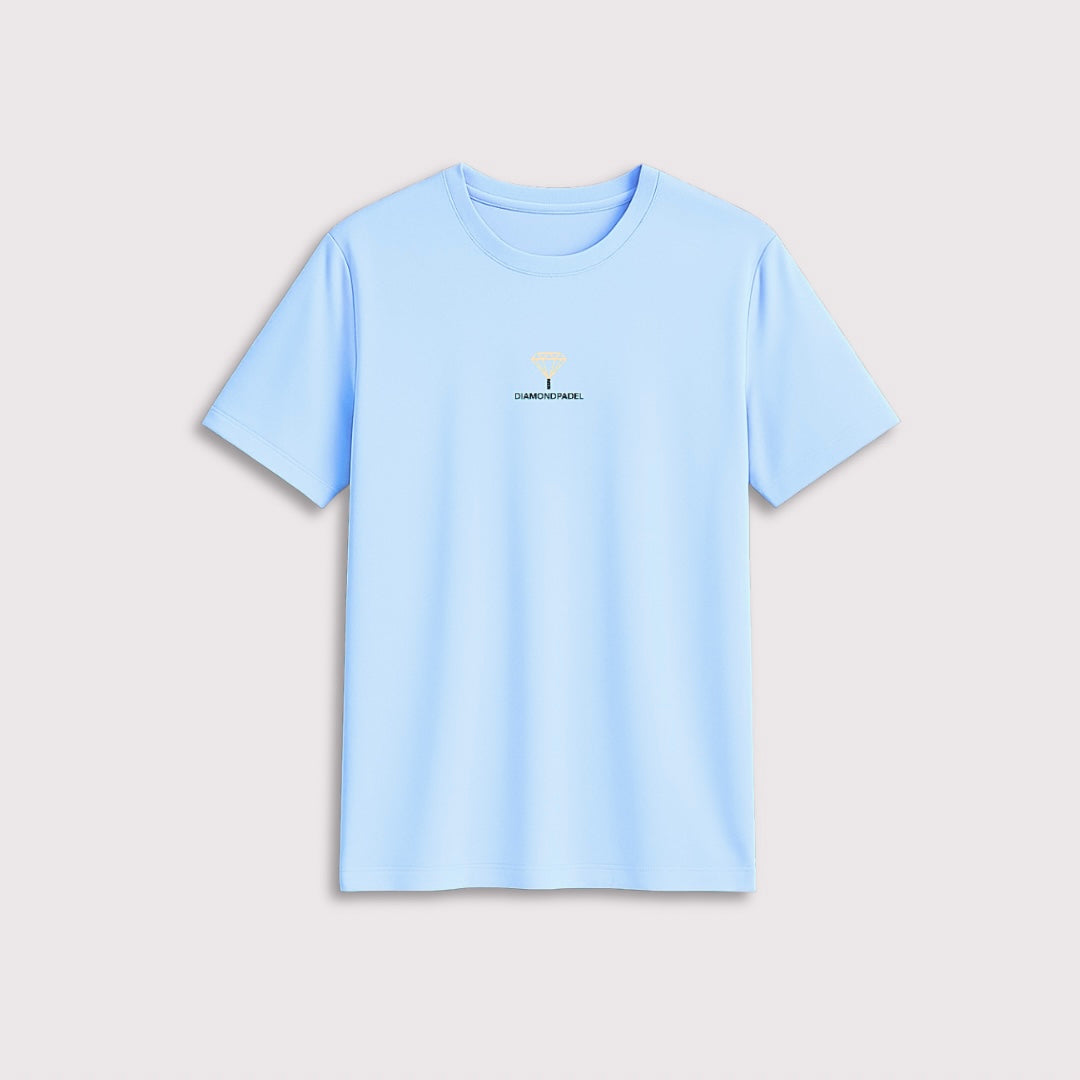 T-shirt technique bleu turquoise